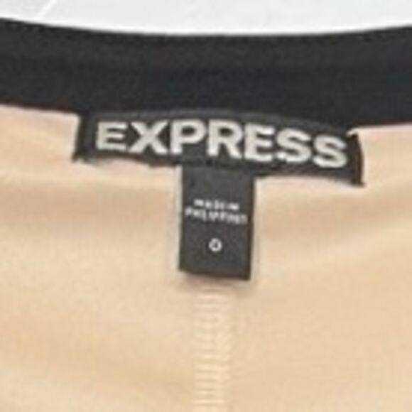 Express Black V Neck Lace Mini Dress Size 0 - Picture 5 of 8